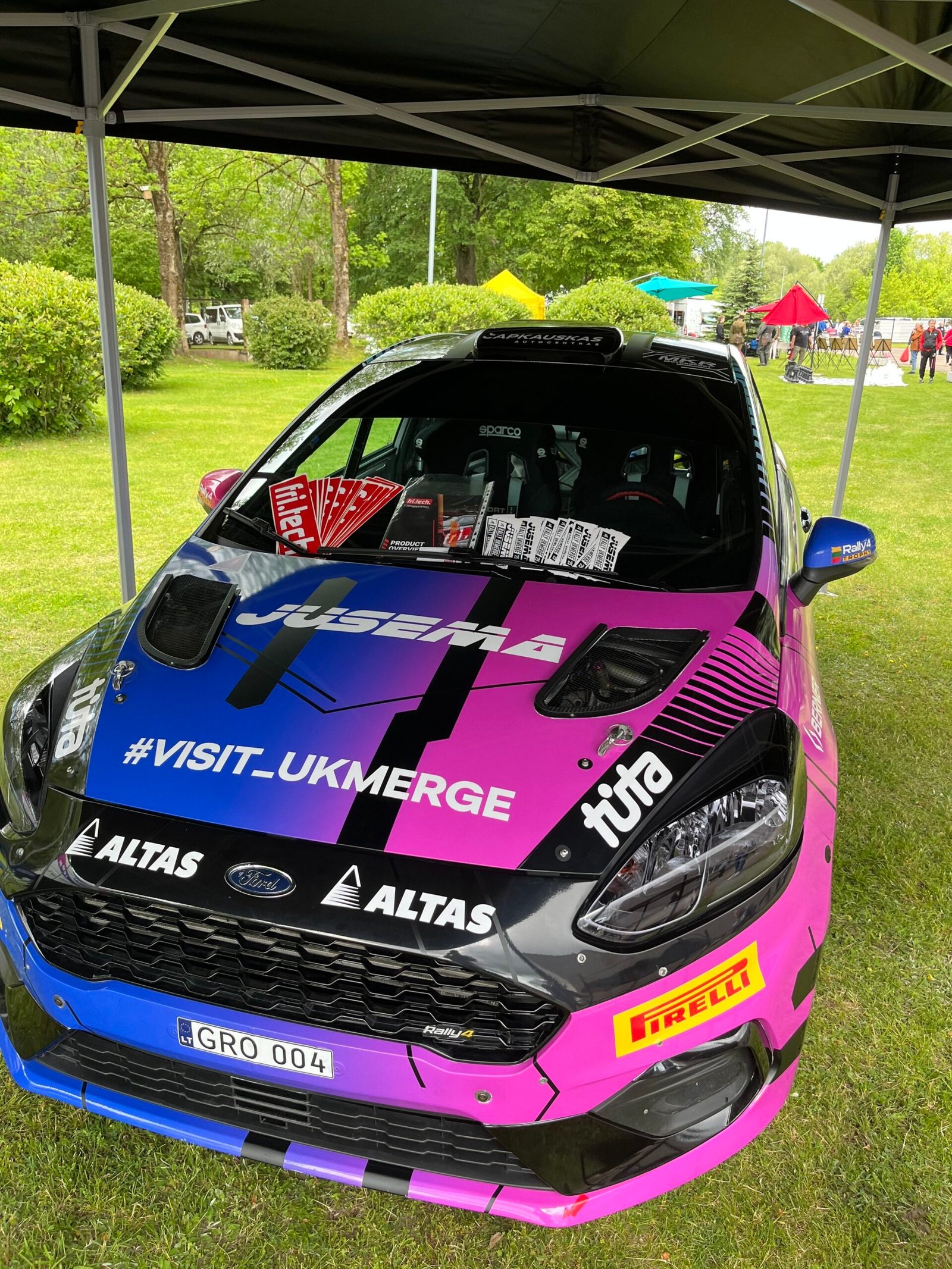 Markas Buteikis atstovavo „Jusema Rally Ukmergė” Ukmergės miesto šventėje
