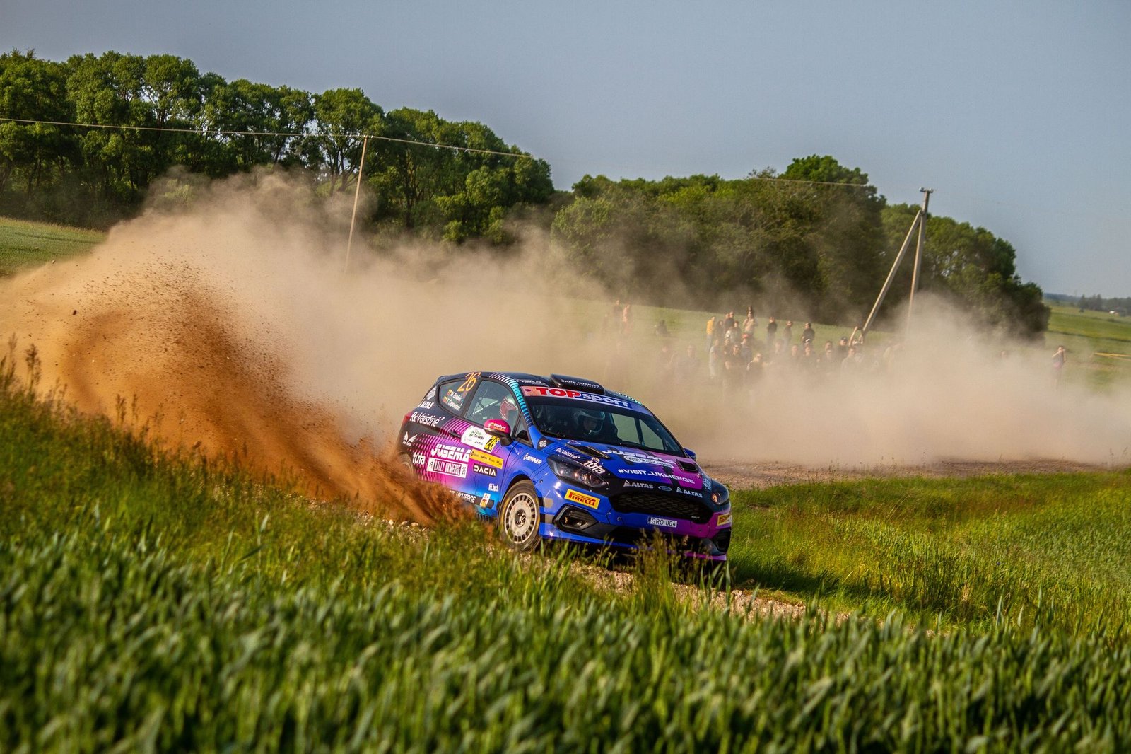 Young rally talents continue to fight for a scholarship of 80 thousand euros on the special stages of the Jusema Rally Ukmergė 2025