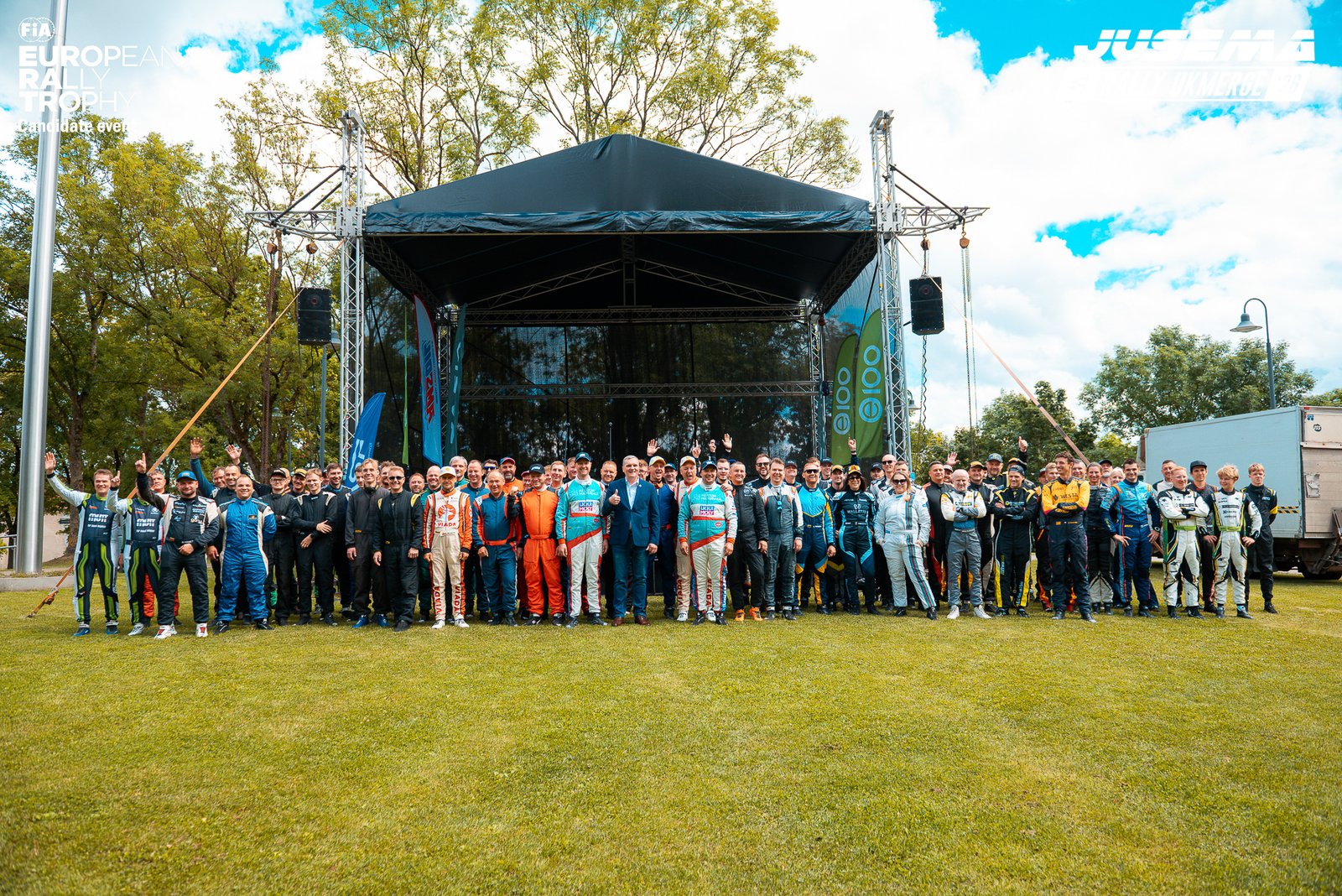 Crews were given green light to start Jusema Rally Ukmergė ’26